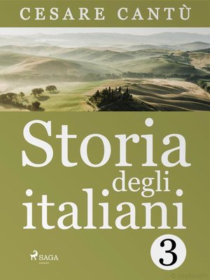 cover image of Storia degli italiani 3